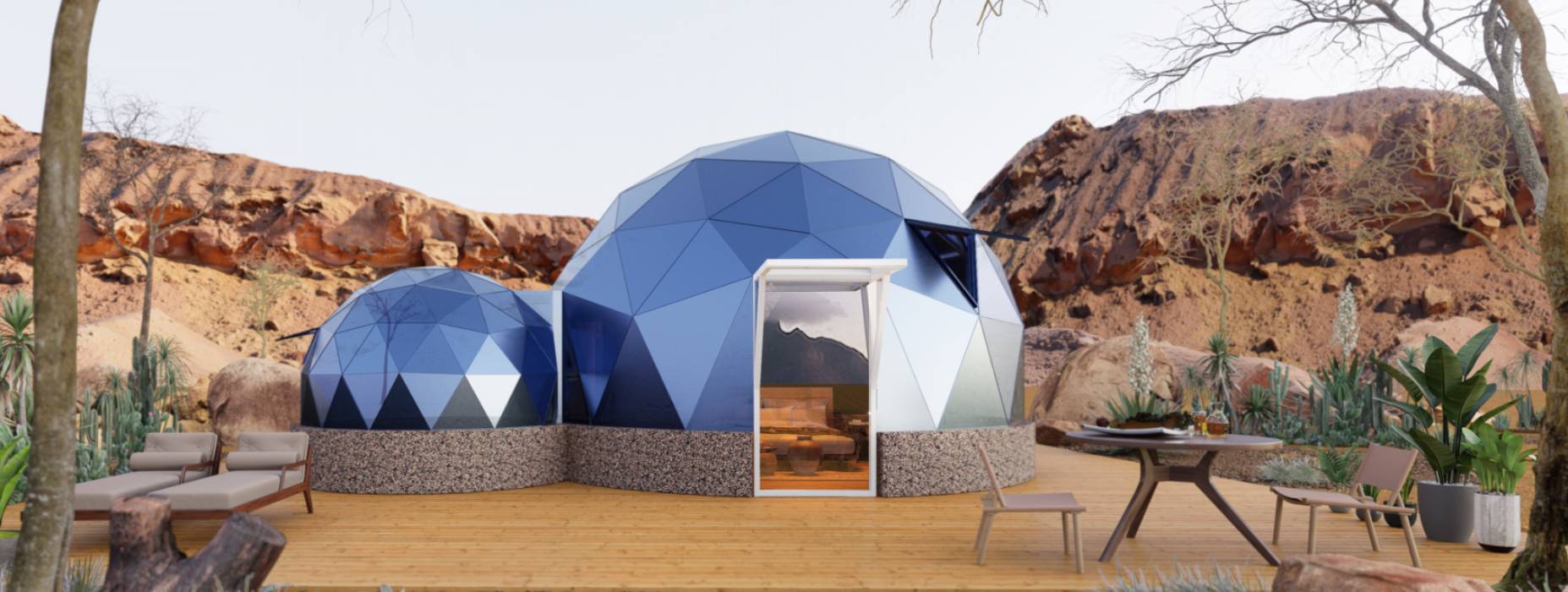 隆子县球形智能光伏玻璃星空房